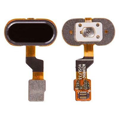Flex Cable Repair Parts Replacement Compatible with Meizu M3s, M3s Mini, (menu Button, Black, with Components)