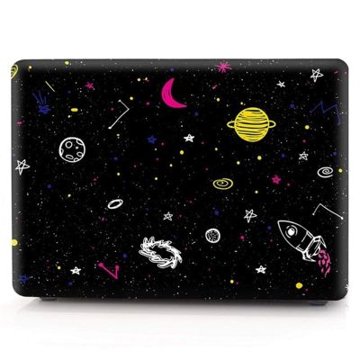 Zhusha Creative Pattern Cute Space Astronaut Cover for Huawei Matebook D14 D15 MagicBook 14 15 Matebook X pro 13.9 2019 Case (Color : Pattern J, Size : for MagicBook 14)