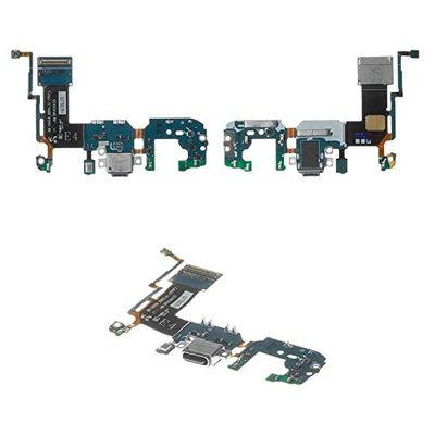 Flex Cable Repair Parts Replacement Compatible with Samsung G955F Galaxy S8 Plus, (Charge Connector, with Microphone)