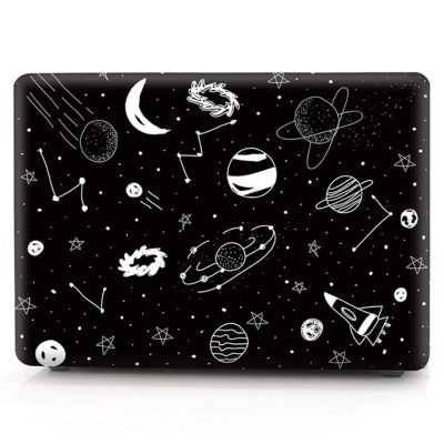 Zhusha Creative Pattern Cute Space Astronaut Cover for Huawei Matebook D14 D15 MagicBook 14 15 Matebook X pro 13.9 2019 Case (Color : Pattern C, Size : for matebook D15)