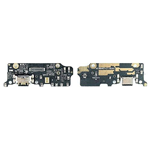 Flex Cable Repair Parts Replacement Compatible with Xiaomi Mi 6X, Mi A2, (Charge Connector, with Microphone, OEM, Charging Board, M1804D2SG, M1804D2SI)