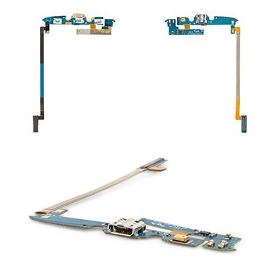 Flex Cable Repair Parts Replacement Compatible with Samsung I537, I9295 Galaxy S4 Active, (Charge Connector, with Components)