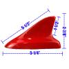 Modengzhe Red Shark Fin Cover Replacement Car Roof Decorative Antenna Replacement Automobile Ornament view 2
