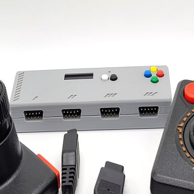 iCode Retro USB Adapter for Atari Joysticks and Paddles - 4 Port/Players