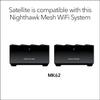 NETGEAR Nighthawk Dual-Band WiFi 6 Mesh Add-on Satellite view 3
