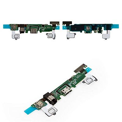 Flex Cable Repair Parts Replacement Compatible with Samsung A800F Dual Galaxy A8, (Microphone, Headphone Connector, Charge Connector, with Components)