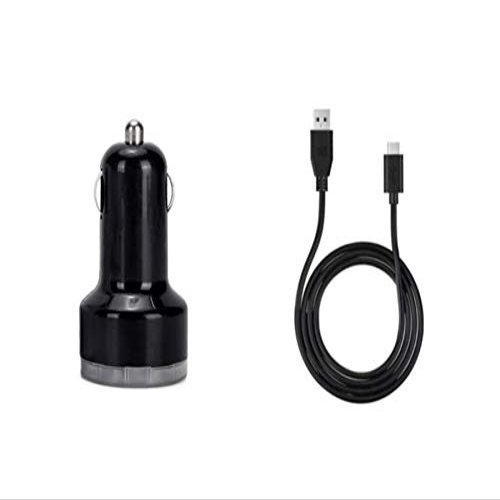 LKPower AC DC Car Charger Compatible with Tomtom GPS Go Live Via 825 120 1400,t,m,1405 1430 1435 TM 1500 1530 t,m Auto Boat adpater + USB Data Charge Sync Cable Power Supply