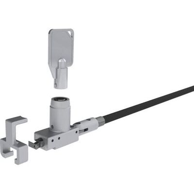 NOBLE SECURITY Noble Wedge Lock with Barrel Key and Cable Trap, TAA Compliant Accessories and Cables Other