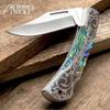Timber Wolf Gentlemans Pocket Knife - Lock Back, Stainless Steel Blade (Abalone) view 2