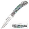 Timber Wolf Gentlemans Pocket Knife - Lock Back, Stainless Steel Blade (Abalone) view 3