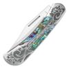 Timber Wolf Gentlemans Pocket Knife - Lock Back, Stainless Steel Blade (Abalone) view 4