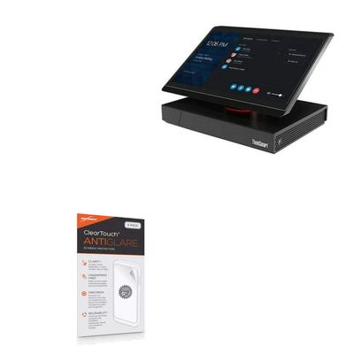 BoxWave Screen Protector Compatible with Lenovo ThinkSmart Hub 500 - ClearTouch Anti-Glare (2-Pack), Anti-Fingerprint Matte Film Skin