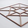 Ekena Millwork WALW24X24X0375JTNMF Jamestown 3/8"T Decorative Fretwork Wall Panels, 23 3/8"W X 23 3/8"H, MDF view 4