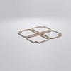 Ekena Millwork WALW24X24X0375EWDBI Englewood 3/8"T Decorative Fretwork Wall Panels, 23 3/8"W X 23 3/8"H, Birch view 3