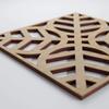 Garland Decorative Fretwork Wood Wall Panels, Extra Small, 7 3/8" W x 7 3/8" H x 1/4" T, Hickory view 4