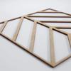 Ekena Millwork WALW24X24X0375GNABI Genoa 3/8"T Decorative Fretwork Wall Panels, 23 3/8"W X 23 3/8"H, Birch view 4