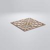 Garland Decorative Fretwork Wood Wall Panels, Medium, 15 3/8" W x 15 3/8" H x 1/4" T, Birch view 3