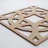 Ekena Millwork WALW24X24X0375BNEBI Brownsville 3/8"T Decorative Fretwork Wall Panels, 23 3/8"W X 23 3/8"H, Birch view 4