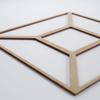 Ekena Millwork WALW24X24X0375MARBI Marion 3/8"T Decorative Fretwork Wall Panels, 23 3/8"W X 23 3/8"H, Birch view 4