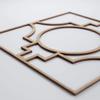 Ekena Millwork WALW24X24X0375GYPBI Gypsum 3/8"T Decorative Fretwork Wall Panels, 23 3/8"W X 23 3/8"H, Birch view 4