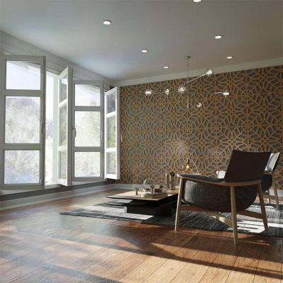 Ekena Millwork WALW24X24X0375GRDBI Garland 3/8"T Decorative Fretwork Wall Panels, 23 3/8"W X 23 3/8"H, Birch