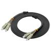 Jeirdus 100FT SC to SC Outdoor Armored Duplex 62.5/125 OM1 Fiber Optic Cable Jumper Optical Patch Cord Multimode 30Meters 30M SC-SC view 1