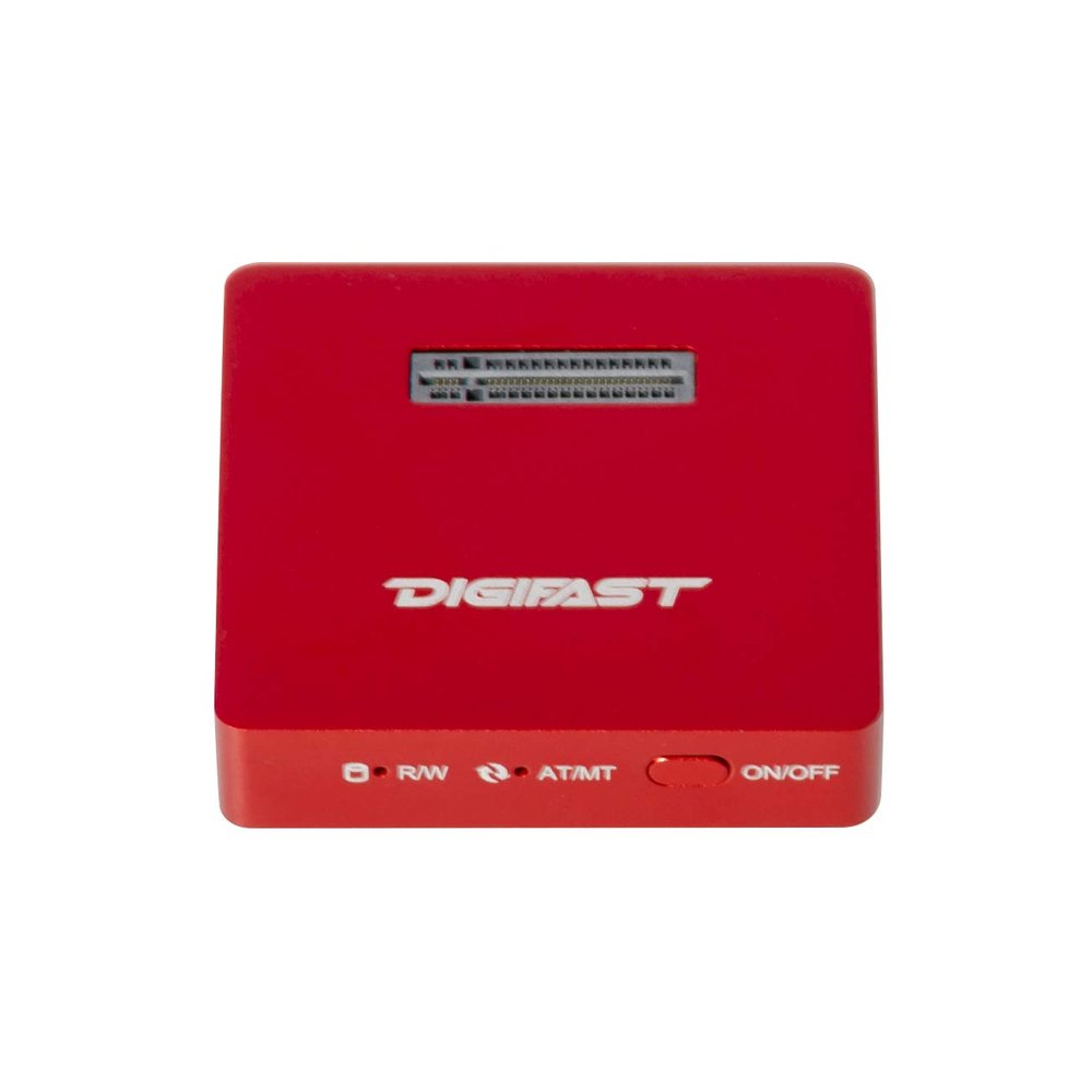 Digifast M.2 NVMe SSD Docking Base, USB3.2 GEN2 Type-C (10 Gbps), Lightweight, Portable Design - Red