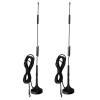 (2Pack) 4G LTE Antenna 12Dbi 700MHz/2700MHz Cellular Antenna Magnet Mount with SMA Male Connector GPRS GSM 2.4G WCDMA 3G External view 1