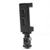 BGNing Aluminum Mobile Phone Holder Photographic SLR Camera Gmibal Tripod Smartphone Clip Cold Shoe Mount Selfie Stick 1/4" Hole Clamp (with Cold Shoe) view 3