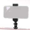 BGNing Aluminum Mobile Phone Holder Photographic SLR Camera Gmibal Tripod Smartphone Clip Cold Shoe Mount Selfie Stick 1/4" Hole Clamp (with Cold Shoe) view 4