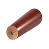 szzijia 4Pcs 6cm 8cm 10cm 12cm 15cm 18cm 20cm Walnut Wood Color Solid Furniture Legs Replacement Legs for Sofa, Bed, Coffee Table (18cm) view 2