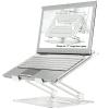 Urmust Adjustable Laptop Stand for Desk Aluminum Computer Stand for Laptop Riser Holder Notebook Stand Compatible with MacBook Air Pro Ultrabook All Laptops 11-17 inch (Silver) view 1