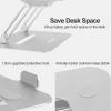 Urmust Adjustable Laptop Stand for Desk Aluminum Computer Stand for Laptop Riser Holder Notebook Stand Compatible with MacBook Air Pro Ultrabook All Laptops 11-17 inch (Silver) view 4