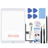 for iPad 7th/8th Generation Screen Replacement Digitizer 10.2"(A2197,A2198,A2200,A2270,A2428,A2429,A2430),for iPad 7/8 Screen Replacement Parts(NO LCD),+Home Button+Pre-Installed+Repair Tools(White) view 1