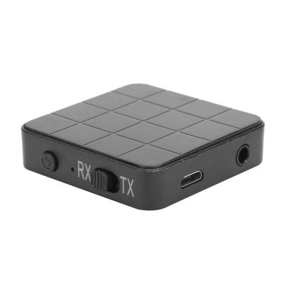 KN321 Wireless Bluetooth 5.0 Audio Transmitter Receiver, 2 in 1, TV Computer Adapter, Audio Transmitter and Receiver one Key Switch, high Compatibility