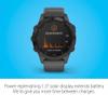 Garmin Fenix 6 Pro Solar (Renewed) (GPS,1.4 inches) Solar-Powered Multisport, Advanced Training Features and Data, Black with Slate Gray Band view 2