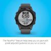 Garmin Fenix 6 Pro Solar (Renewed) (GPS,1.4 inches) Solar-Powered Multisport, Advanced Training Features and Data, Black with Slate Gray Band view 4