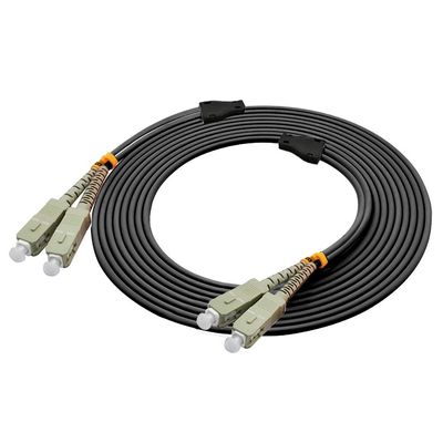 Jeirdus 65ft SC to SC Outdoor Armored Duplex 62.5/125 OM1 Fiber Optic Cable Jumper Optical Patch Cord Multimode 20Meters 20M SC-SC