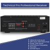 Home Theater System Kit 1000 Watts Amplifier w/USB, SD Card Inputs, (Qty 6) 5.25" Flush Mount in-Wall/in-Ceiling Stereo Speakers, Mic and 250 ft Speaker Wire | Perfect for Home, Office and Restaurants view 2