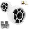Wet Sounds REV8W-X 8" White Fixed Tower Speakers with Nautique G Tower Adapters view 1