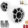 Wet Sounds REV8W-X 8" White Fixed Tower Speakers with Nautique G Tower Adapters view 2