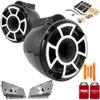 Wet Sounds for Nautique FC5 Towers - REV8 8" Black Tower Speakers & Lower Nautique Tower Adapters view 1