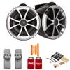 Wet Sounds for Nautique FC5 Towers - ICON8 8" Black Tower Speakers & Upper Nautique Tower Adapters view 1