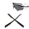 Galaxy Nose Pads Rubber Kits For Oakley M2 Frame Sunglasses Multi Selection (Black Earsock) view 1