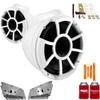 Wet Sounds for Nautique FC5 Towers - REV10 10" White Tower Speakers & Lower Nautique Tower Adapters view 1
