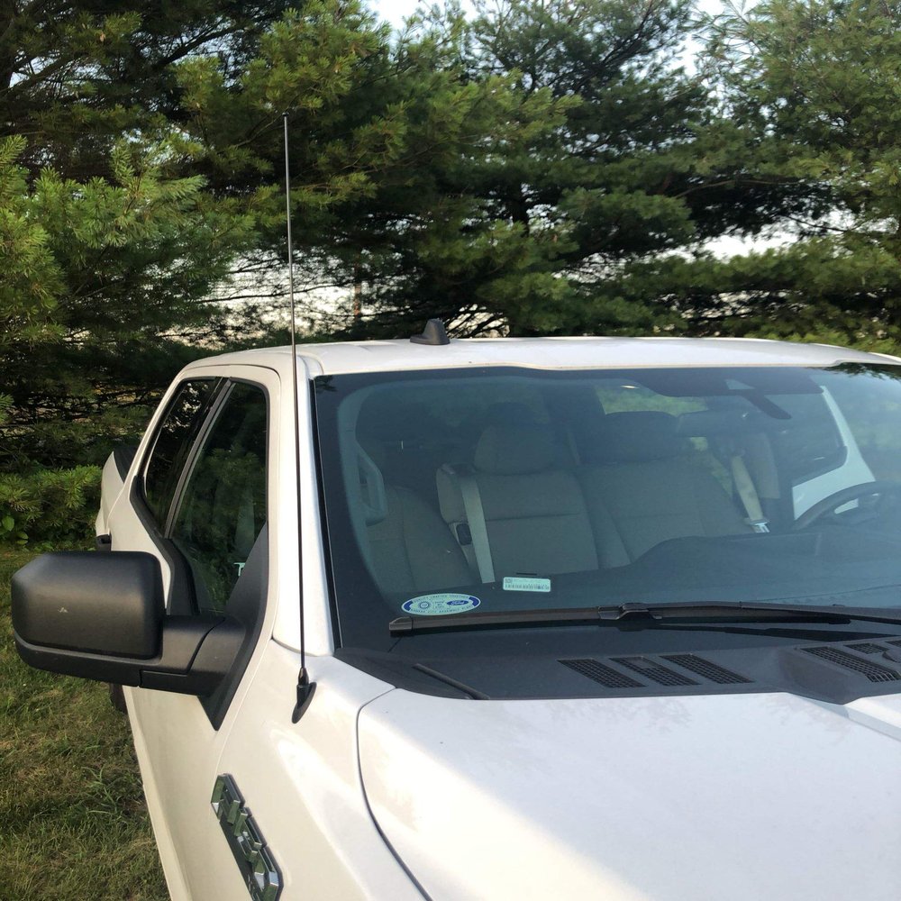 31 Black External Antenna Mast for Ford F 150 2009-2021 - Automotive Antenna Replacement for Cars, Trucks & SUV - FM AM Radio Compatible - Car & Truck Exterior Accessories for Men & Women