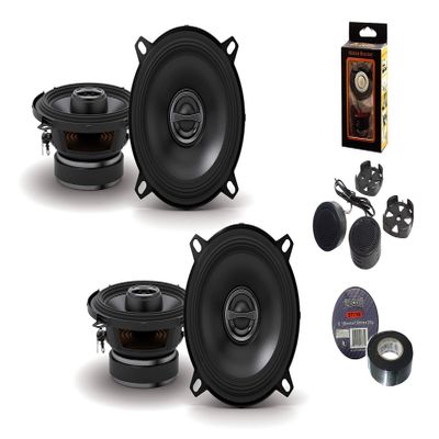 Alpine 2X S-S50 S-Series 5-1/4" 2-Way car Speakers Bundle