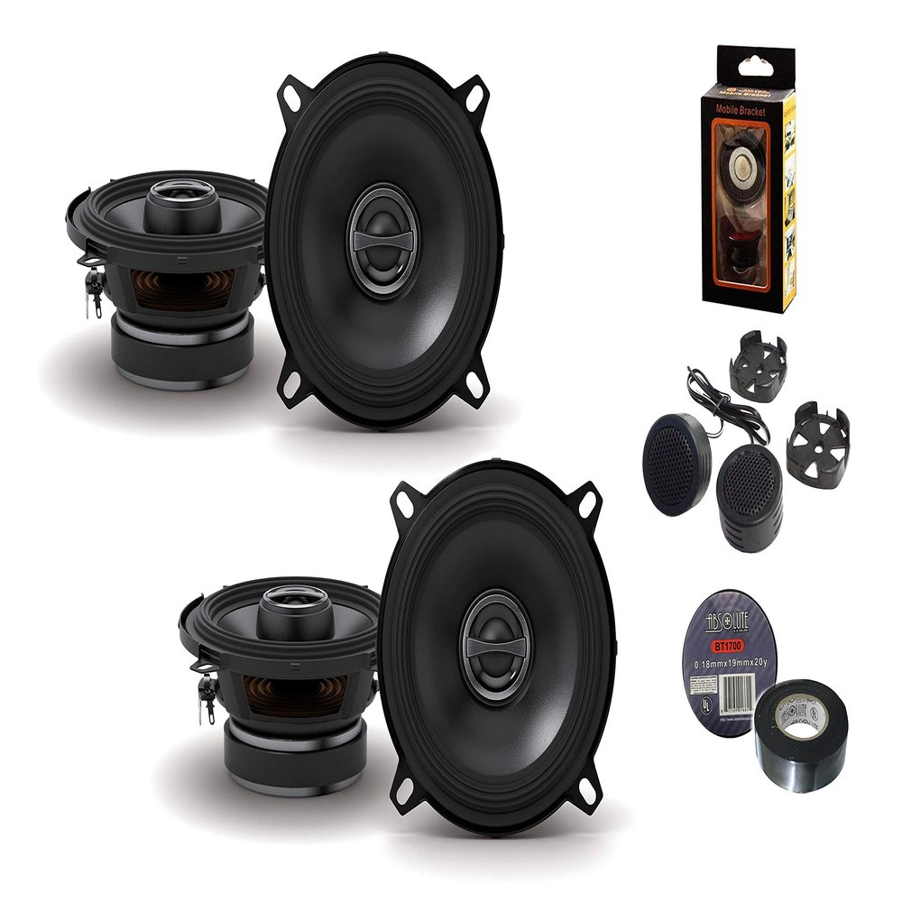 Alpine 2X S-S50 S-Series 5-1/4" 2-Way car Speakers Bundle