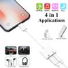 [Apple MFi Certified] 2PACK iPhone Lightning to 2 Lightning Adapter, Dual Lightning AUX + Charger Adapter Dongle Cable Splitter Compatible for iPhone 12/11/SE/X/XR/XS/8/7/6 Support Call + Charging view 2
