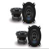 Alpine 2X S-S40 S-Series 4-inch Coaxial 2-Way Speakers (Pair) - Contains 4x6 Adapter Plate Bundle view 2